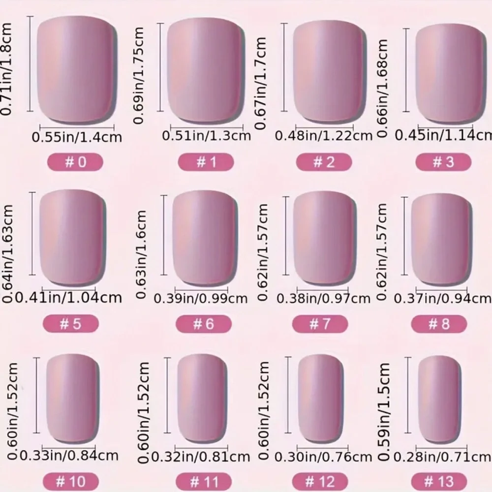 (New in package) 288 Colorful Press-On Nail Set